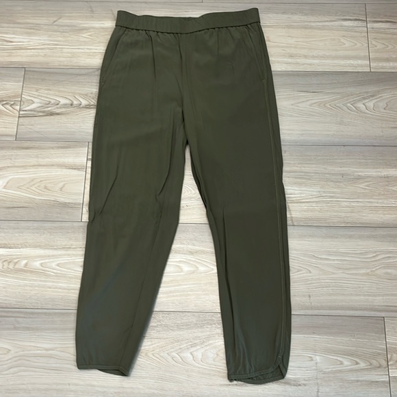 Madewell Silk Joggers with Pockets - Picture 1 of 4